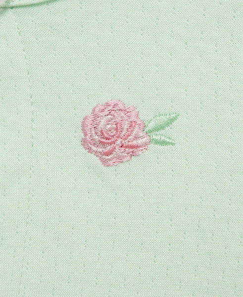 Little Me Bouquet Knit Dress & Cardigan Set