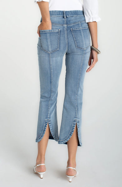 Liverpool The Gia Glider® Crop Flare W/ Tulip Back
