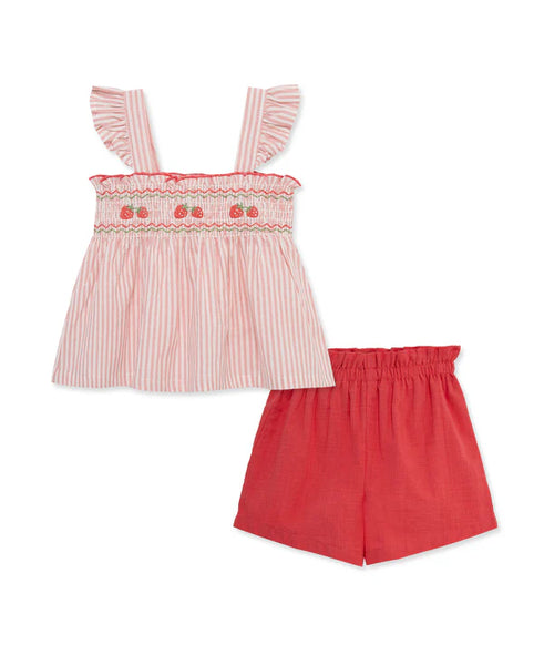 Little Me Girls Strawberry Dress