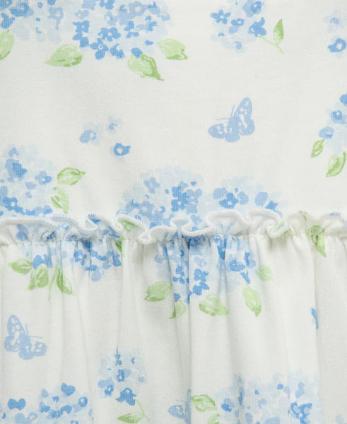 Little Me Girls Hydrangea Knit Dress & Cardigan Set