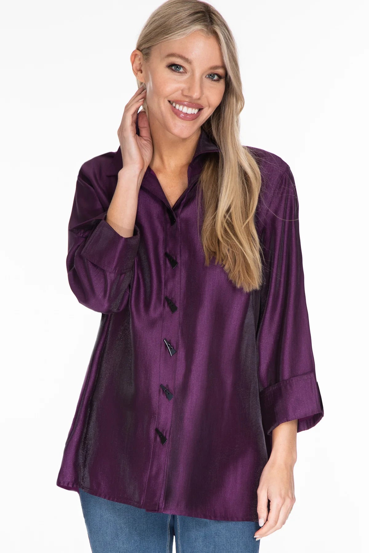 Multiples Button Front Shirt