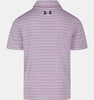 UA Boys Purple Stripe Polo Top