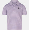 UA Boys Purple Stripe Polo Top