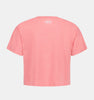 UA Girls Bittersweet Pink Logo Tee