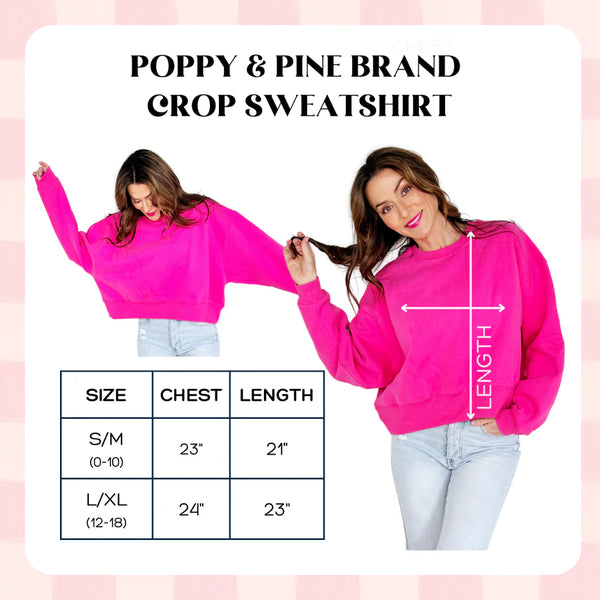 Just God Crop Sweatshirt