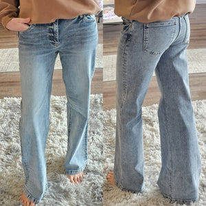 Kut High Rise Wide Leg Jeans