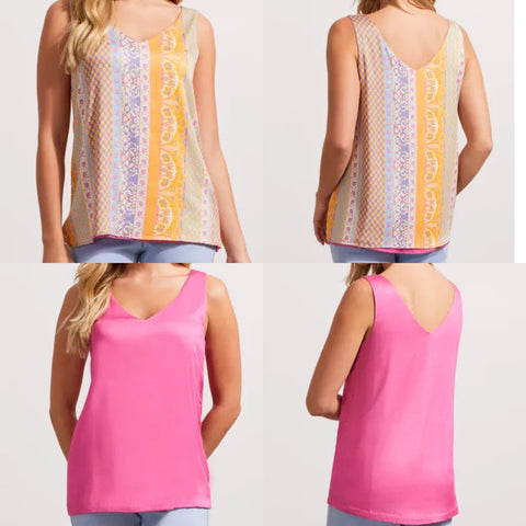 Tribal Reversible V-Neck Cami