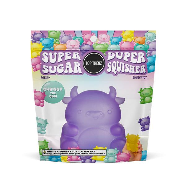 Cow Super Duper Sugar Squisher Toy