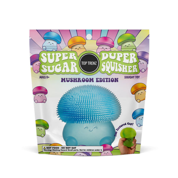 Mushroom Super Duper Sugar Squisher Toy