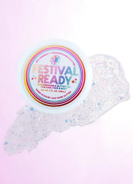 Festival Ready Biodegradable Glitter Gel