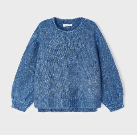 Mayoral Girls Blue Sweater