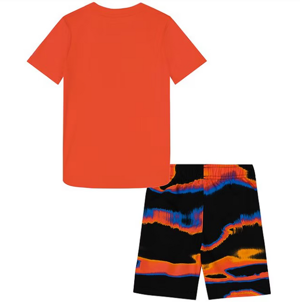 UA Boys Swim Orange 2 Piece Set