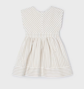 Tan and Cream Striped Dress Lillie Kate Boutique Tan and Cream Striped Dress Lillie Kate Boutique