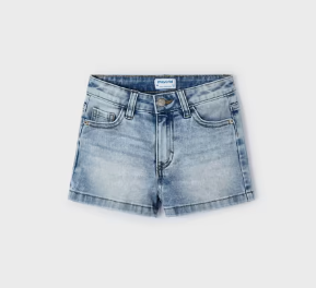 Mayoral Light Wash Denim Shorts