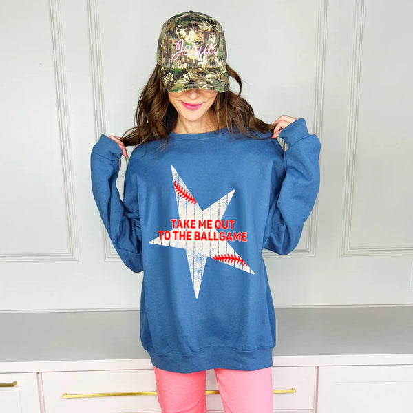 Star Take Me out to the Ballgame Sweatshirt