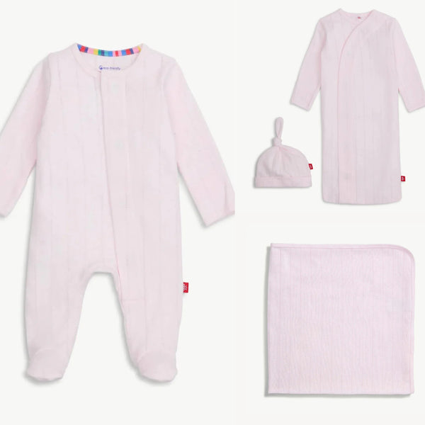 Magnetic Me Pink Love Lines Organic Cotton