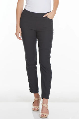 Slim Sation Pull-On Ankle Pant in Gray