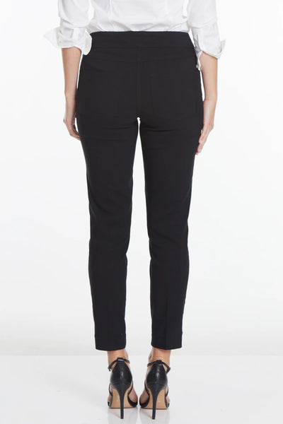 Slim-Sation Pull-On Black Ankle Dress Pant