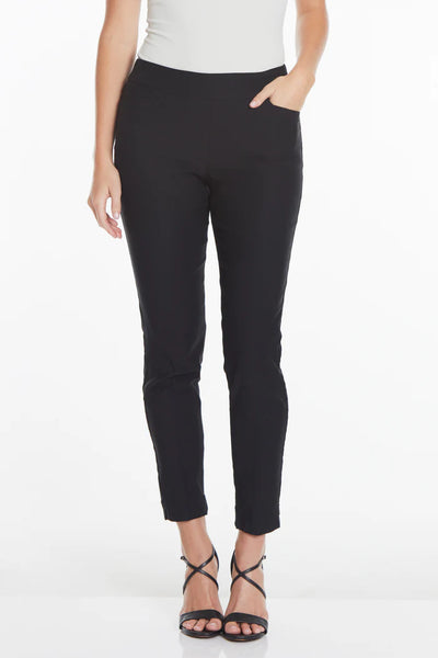 Multiples Pull-On Solid Ankle Pant