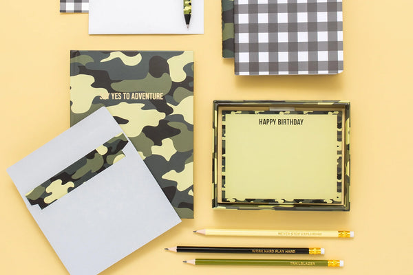 Camo Pencil Set