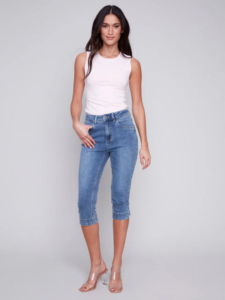 Charlie B Knee High Capri Jeans