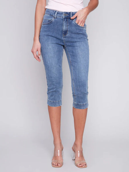 Charlie B Knee High Capri Jeans