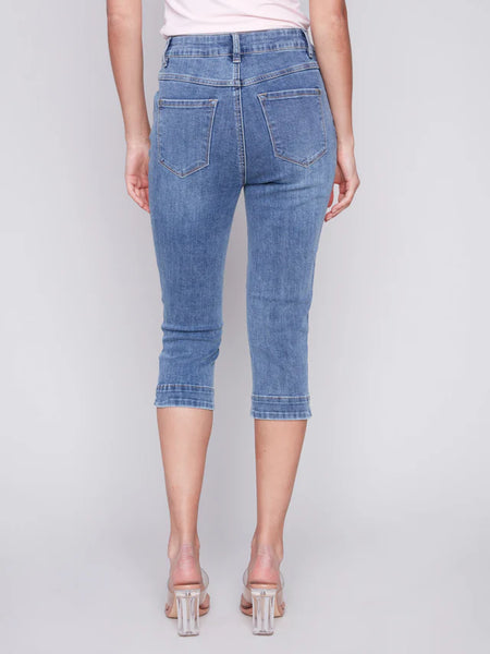 Charlie B Knee High Capri Jeans