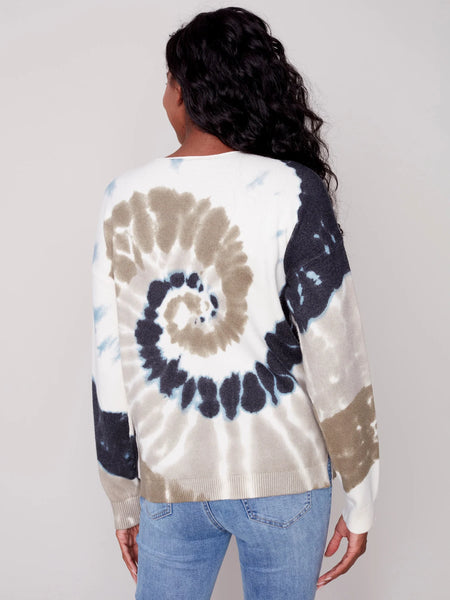 Charlie B. Plush Printed Knit Sweater