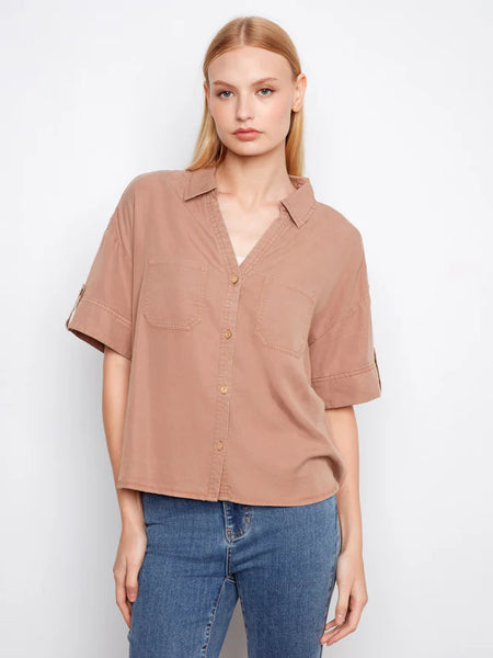 Charlie B. Tence Front Button Shirt