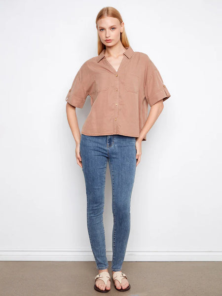 Charlie B. Tence Front Button Shirt