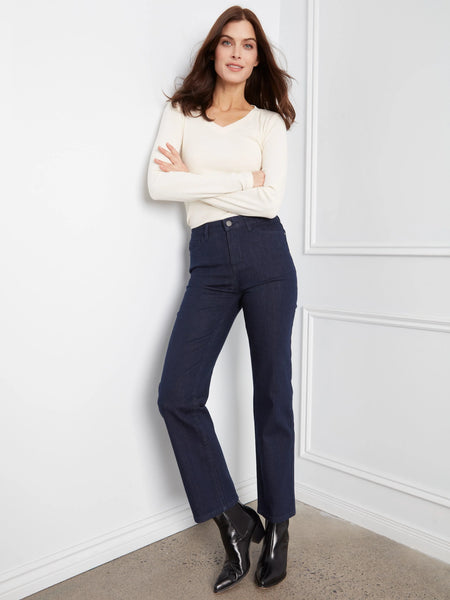 Charlie B  Straight Leg Stretch Denim Pants