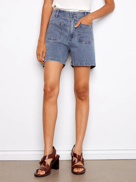 Charlie B Stretch Front Pocket Shorts
