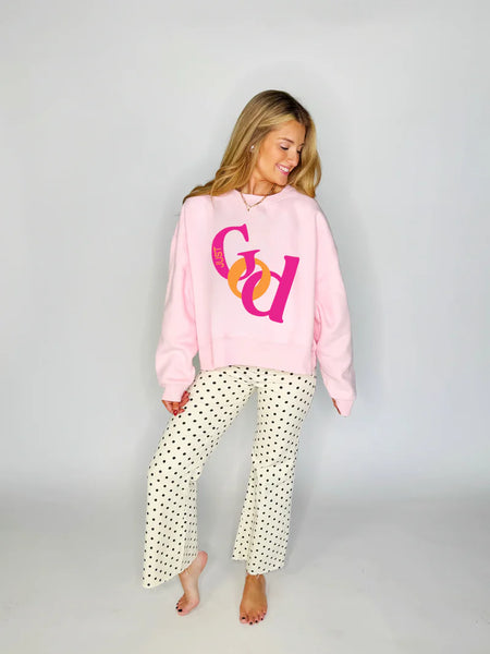 Just God Crop Sweatshirt