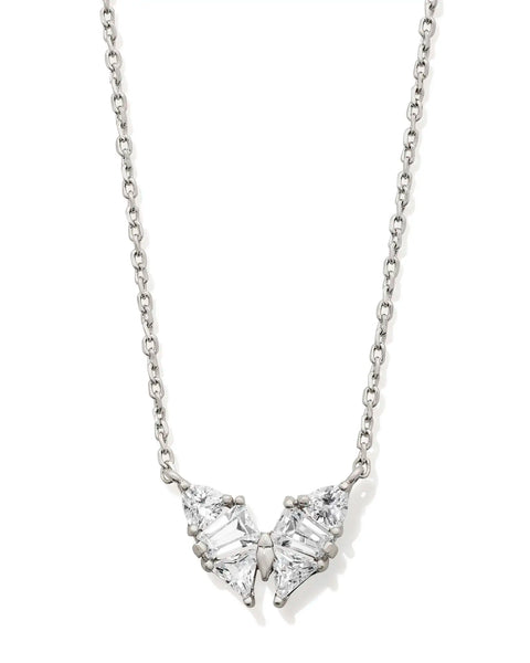 Blair Silver Butterfly Small Short Pendant Necklace