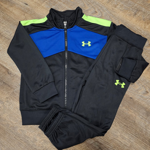 UA Boys Black and Lime Set