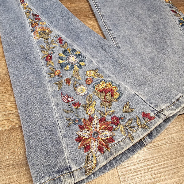 Charlie B. Crocheted Bootcut Jean