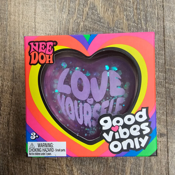 NeeDoh Good VIbes Only Heart