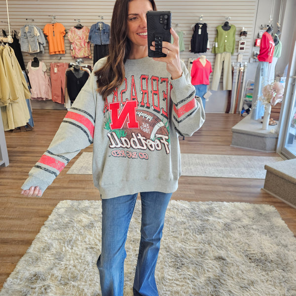 Nebraska Langford Fleece Crew