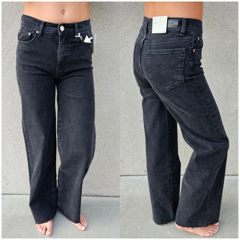 DL1961 Lily Wide Leg Jeans- Nightshade