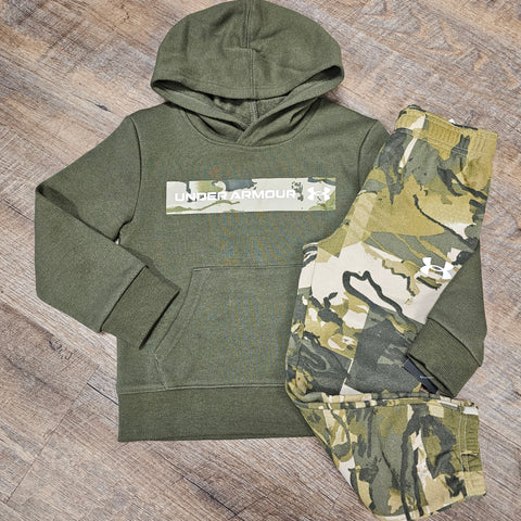 UA Boys Marine Camo Sweat Set