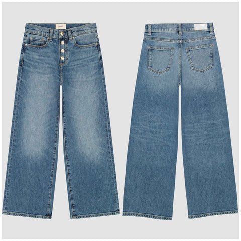 DL1961 Lily Wide Leg Jeans- Lakewood