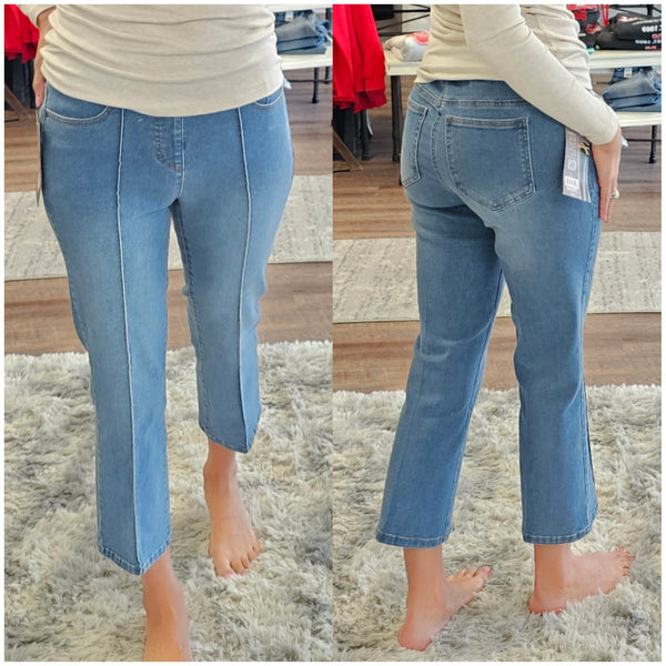 Slim-Sation Flare Leg Crop Jean