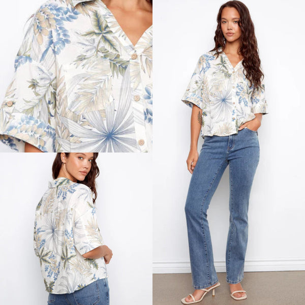 Charlie B Short Sleeve Button Hawaiian