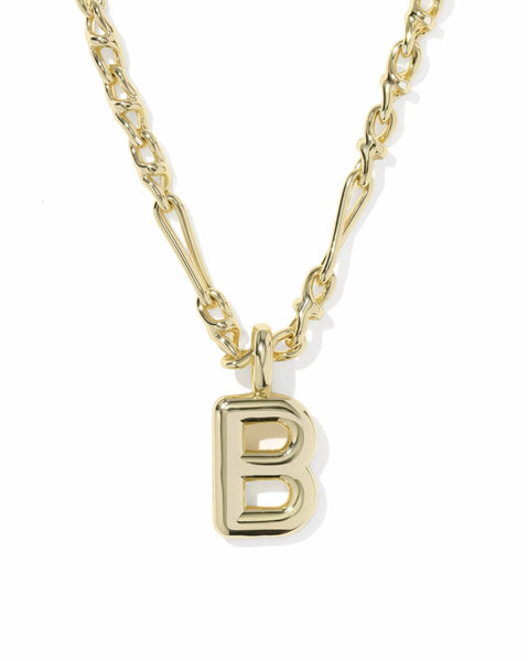Kendra Scott Bubble Letter Short Pendant Necklace