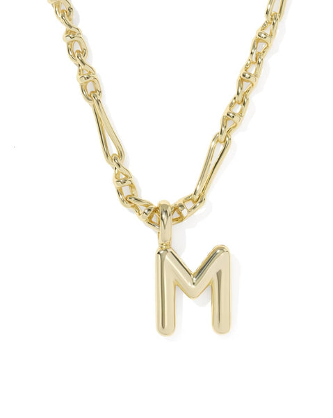 Kendra Scott Bubble Letter Short Pendant Necklace