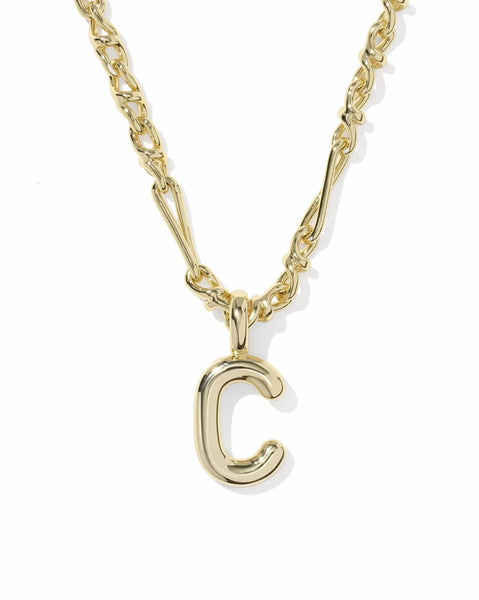 Kendra Scott Bubble Letter Short Pendant Necklace
