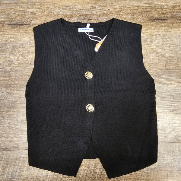 Mayoral Black Gold Detailed Tank Vest