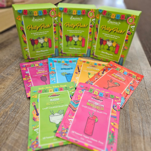 D'Marie Craft Cocktail Slush Drink Party Pack & Individuals