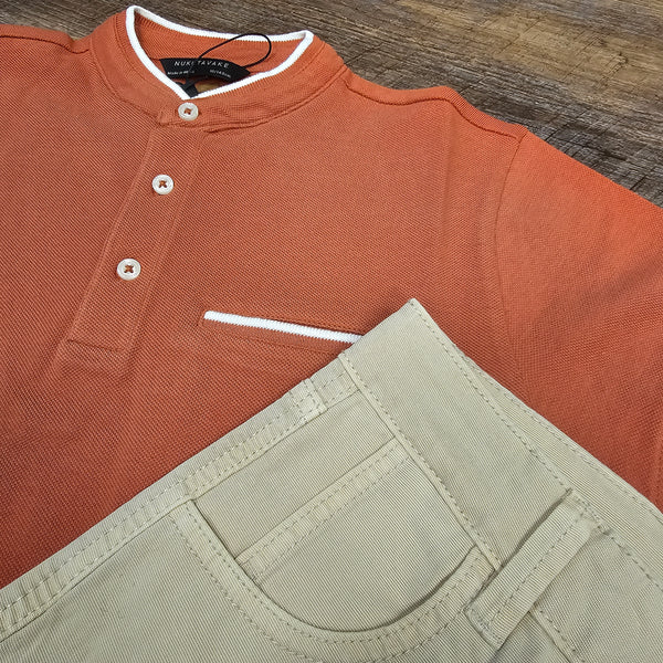 Mayoral Boys Burnt Orange Polo
