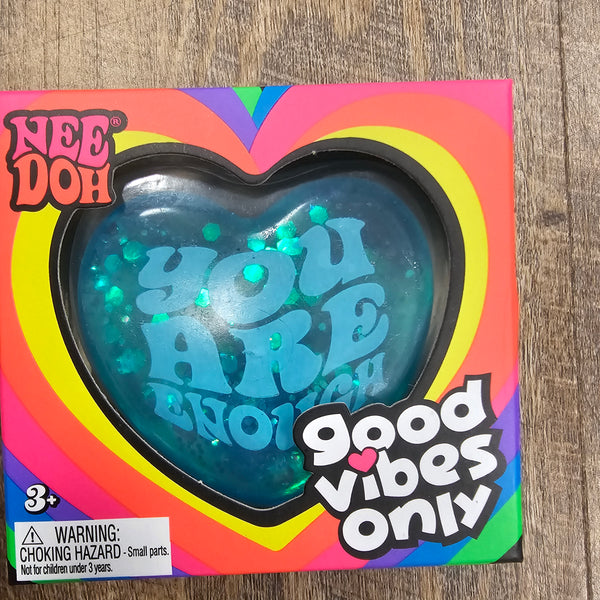 NeeDoh Good VIbes Only Heart